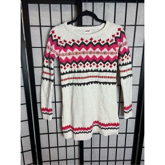 Cat & Jack Graphic Print Sweater Dress - Picture 1 of 7